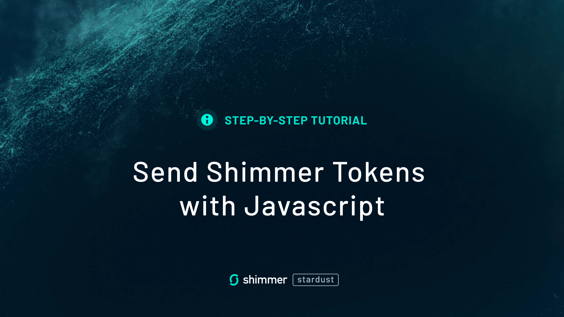 Send Shimmer Tokens with Javascript