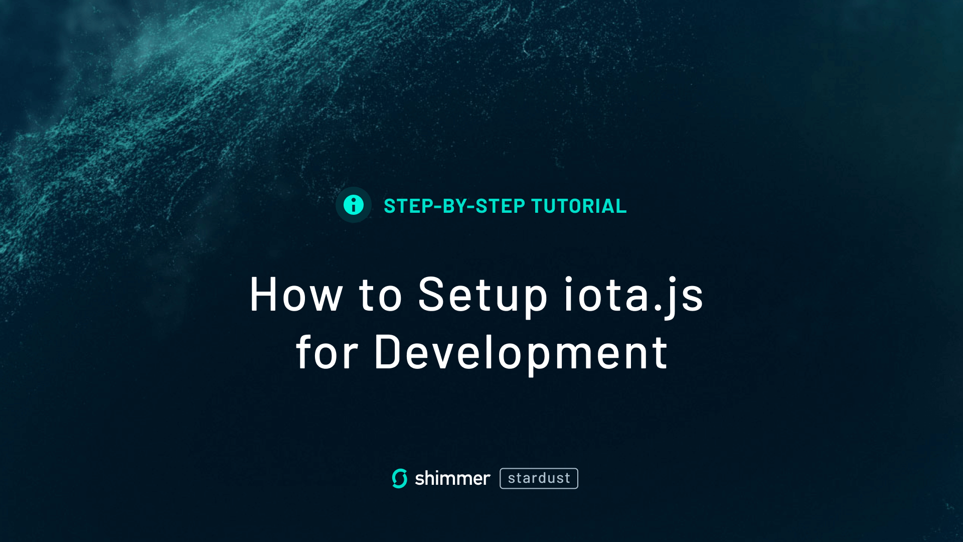How to Setup iota.js for Development